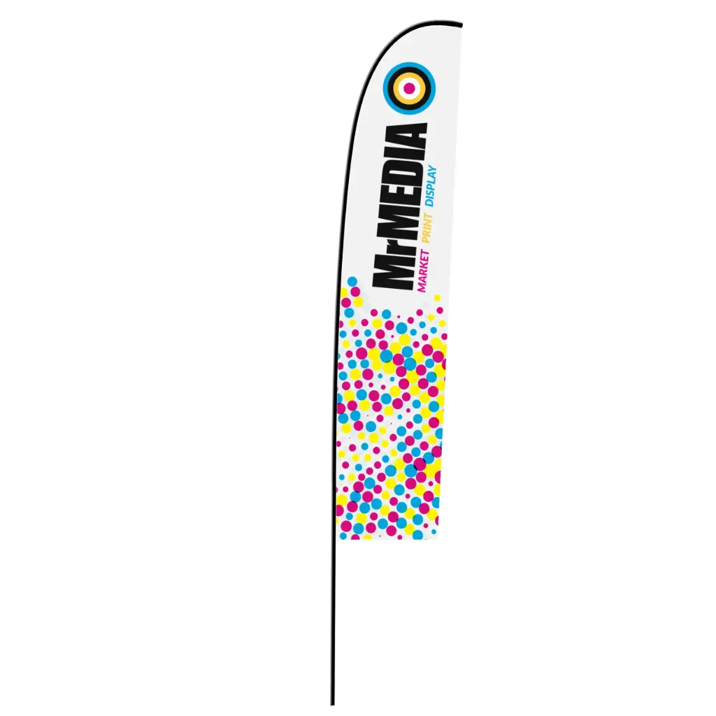 [SKU - WC4MDSCPMX] Feather Flag 13', Single sided, Complete