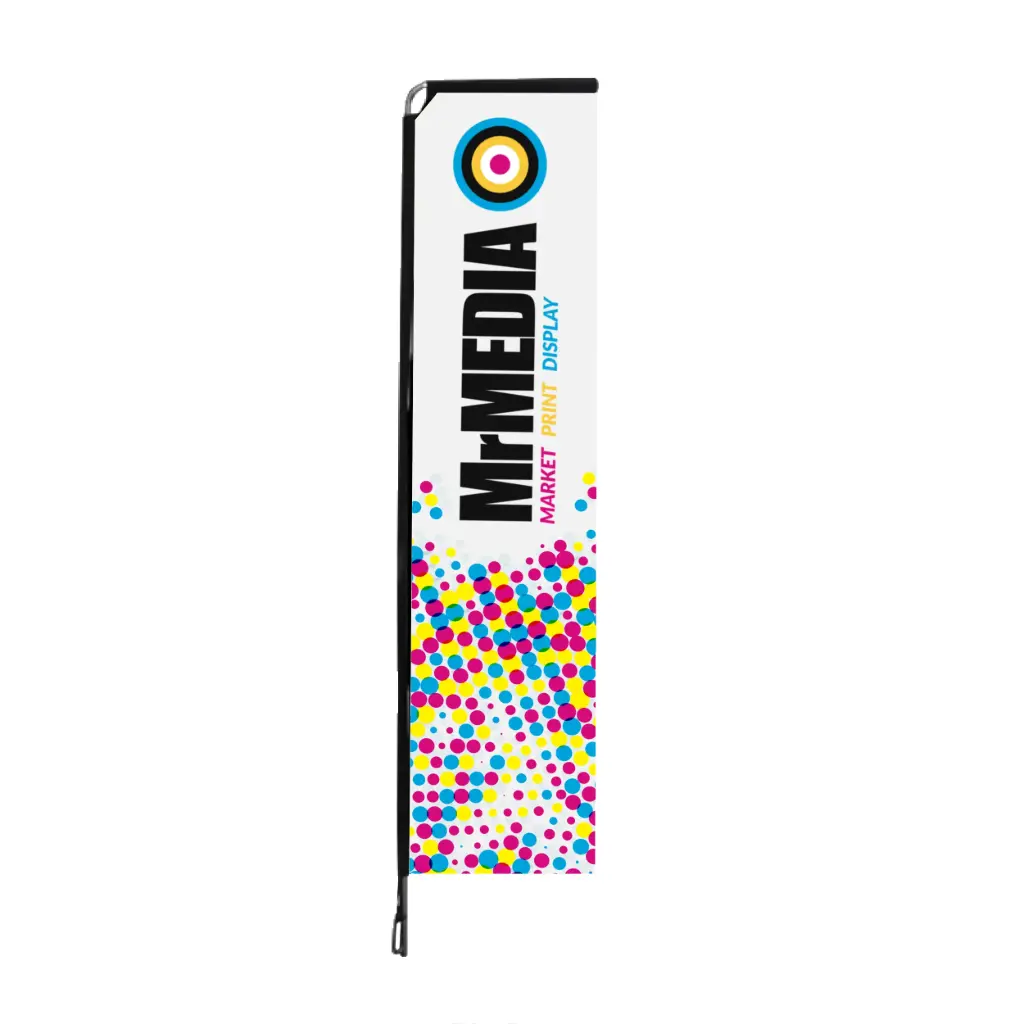 [SKU - TS3MDDCPMX] Telescopic Flag (Fiberglass) 10', Double sided, Complete
